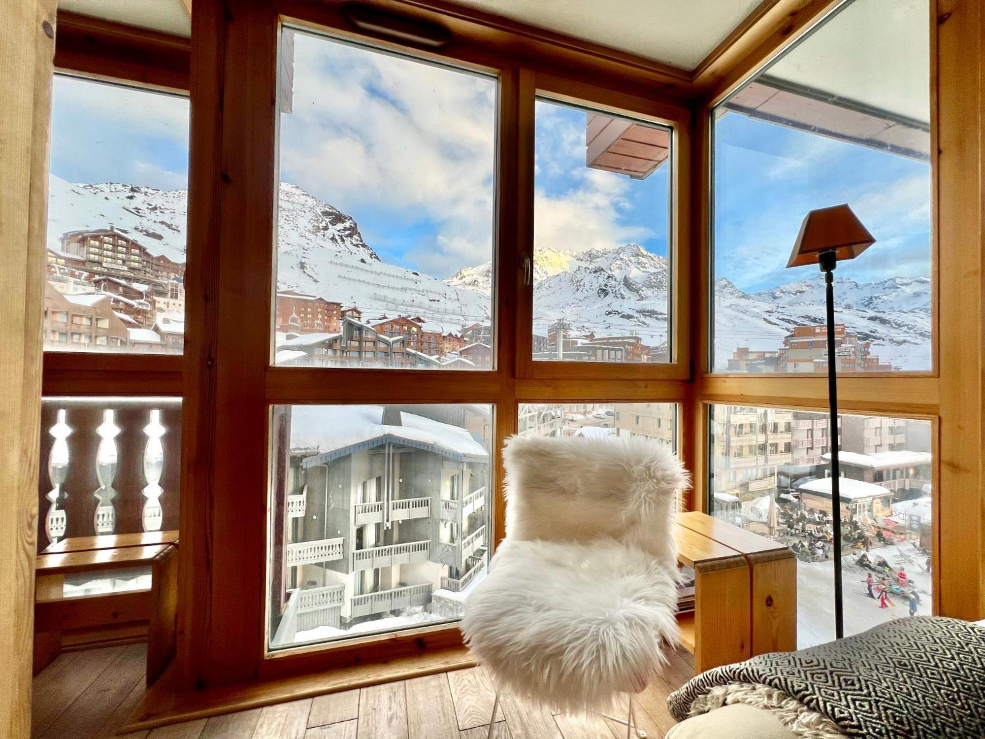 Dernier Etage Avec Vue Sur Les Montagnes Emplacement Exceptionnel Au Coeur De Val Thorens Ski Aux Pieds Prestations Incluses Екстер'єр фото