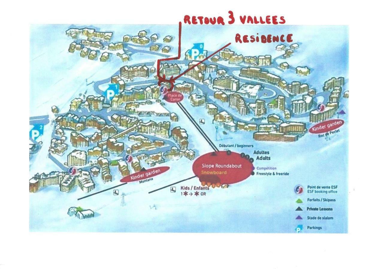 Dernier Etage Avec Vue Sur Les Montagnes Emplacement Exceptionnel Au Coeur De Val Thorens Ski Aux Pieds Prestations Incluses Екстер'єр фото